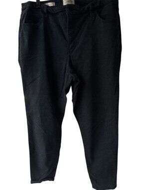 16W Universal Thread Black High Rise Skinny Stretch Blend Minimalist Classic